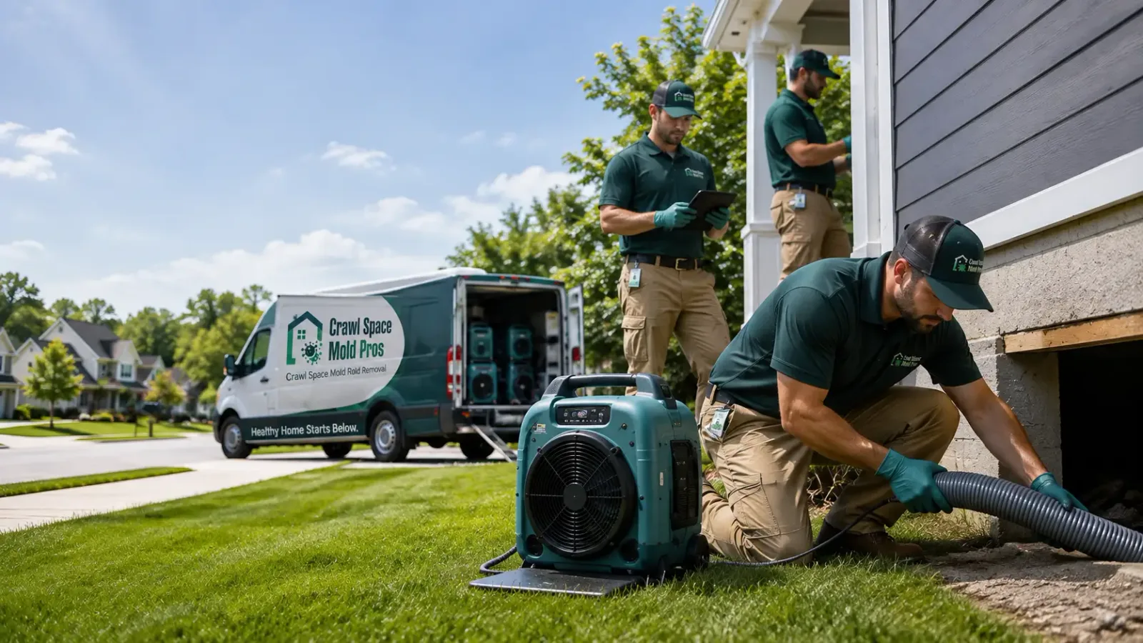 Crawl Space Mold Removal in Covington, OH